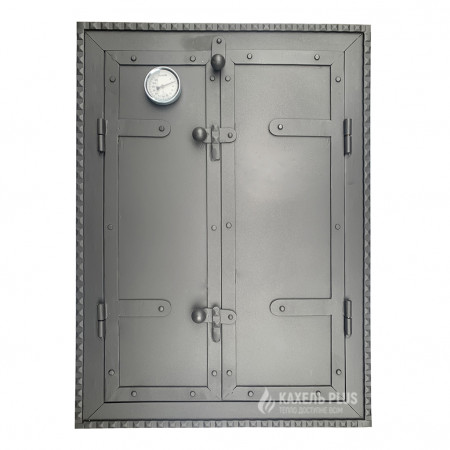Дверцята для коптильні STYLE 500x700 утеплені з вогнетривкої сталі, фото 1 , 5500грн