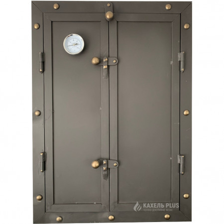 Дверцята для коптильні KELLER 500x700 утеплені з вогнетривкої сталі, фото 1 , 5500грн