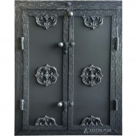 Дверцята для коптильні RIVERA 500x700 з вогнетривкої сталі, фото 1 , 5500грн