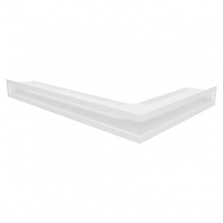 Вентиляційна решітка для каміна SAVEN Loft Angle 60х400x600 біла, фото 1 , 2439.562грн