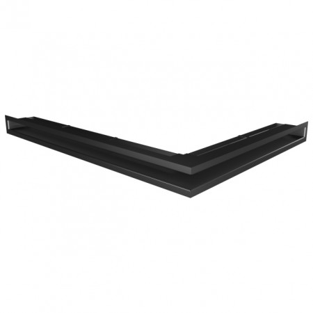 Вентиляційна решітка для каміна SAVEN Loft Angle 60х600x800 чорна, фото 1 , 3007.377грн