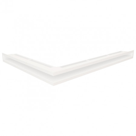 Вентиляційна решітка для каміна SAVEN Loft Angle 60х800x600 біла, фото 1 , 3007.377грн