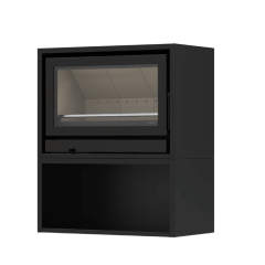 Сталева дров'яна піч-камін Solzaima Back Box ECO 10,8 кВт фото