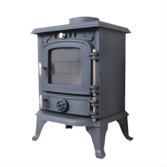 Чавунна піч-камін Bonfire BF013S 4 кВт на дровах фото