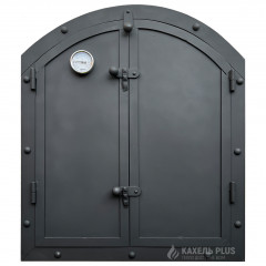 Дверцята для коптильні KELLER 600x700 мм утеплені з вогнетривкої сталі фото