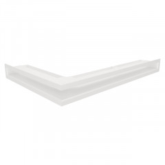 Вентиляційна решітка для каміна SAVEN Loft Angle 60х600x400 біла фото