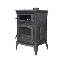 Чавунна піч Flame Stove SIRIUS MEGA з духовкою та боковою дверкою фото