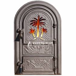 Дверцята для печі зі склом "Palm" 340х540 фото