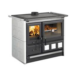 Кухонна піч на дровах La Nordica ROSA XXL 10,5 кВт (MAIOLICA White Infinity) фото