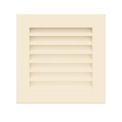 Вентиляційна решітка для каміна SAVEN Hide 17x17 кремова фото