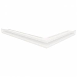 Вентиляційна решітка для каміна SAVEN Loft Angle 60х600x800 біла фото