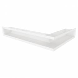 Вентиляційна решітка для каміна SAVEN Loft Angle 90х400x600 біла фото