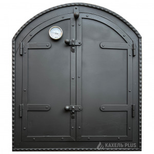 Дверцята для коптильні STYLE 600x700 мм утеплені з вогнетривкої сталі фото