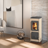 Сталева піч Thorma MILANO IIb thermoplatte 5 кВт capuccino, фото 4, 32317.5грн
