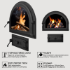Комплект чавунних дверцят Iron Fire Viola 585х440 мм + піддувальна Style 50 315х165 мм, фото 8, 10790.0415грн