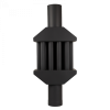 Теплообмінник нержавіючий фарбований чорний 130 мм, фото 4, 4460грн