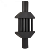 Теплообмінник нержавіючий фарбований чорний 130 мм, фото 3, 4460грн