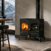 Чавунна піч кухня на дровах Flame Stove Palm Kuzineli Horizontal 15 кВт, фото 6, 73944грн