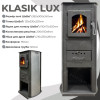 Піч Termo Sistem KLASIK LUX із котлової сталі сіра для дому та дачі з варильною поверхнею, фото 8, 8699грн