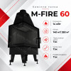 Кутова камінна топка M-FIRE 60 14 кВт на дровах (ліве скло) чорний шамот, фото 10, 102255грн