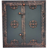 Дверцята для коптильні RIVERA bronz 500x700 з вогнетривкої сталі, фото 2, 5500грн