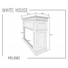 Електрокамін WHITE HOUSE MILANO, фото 10, 23220грн