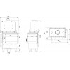 Камінна топка з водяним контуром Defro Home RIVA SM BP SHORT, фото 4, 154327грн