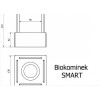 Біокамін Globmetal Smart сірий, фото 6, 2150грн