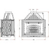 Камінна топка Insert INVICTA 800 Grande Vision з шибером, фото 2, 70300грн