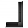 Вентиляційна решітка для каміна SAVEN Loft Angle 90х600x400 чорна, фото 2, 2666.688грн