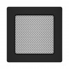 Вентиляційна решітка для каміна SAVEN 17х17 чорна, фото 2, 396.6535грн