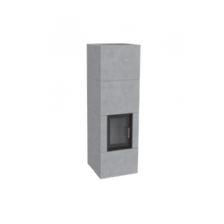 Камин отдельно стоящий BLOX 50 с одинарным стеклом, фото 1 , 233810грн