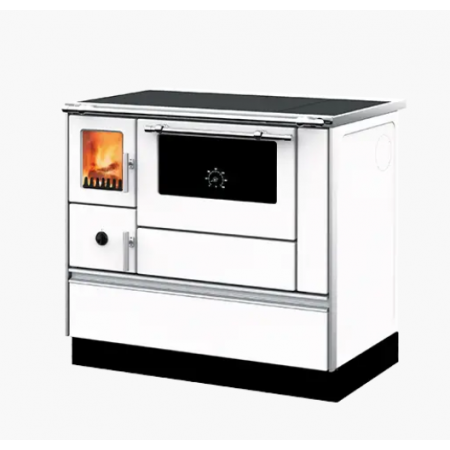 Кухонная печь ALFA-PLAM ALFA 90H DOMINANT (белый) с варочной поверхностью и духовкой отопительно-варочная, фото 1 , 46065грн