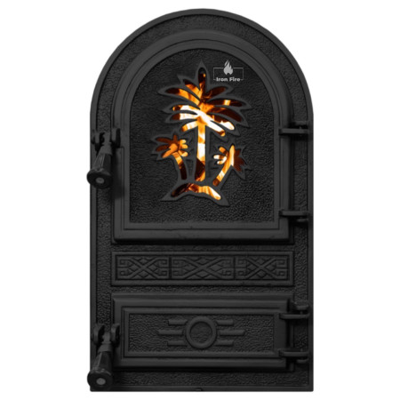 Дверцы для печи Iron Fire Palm 305х520 мм, фото 1 , 4179.582грн