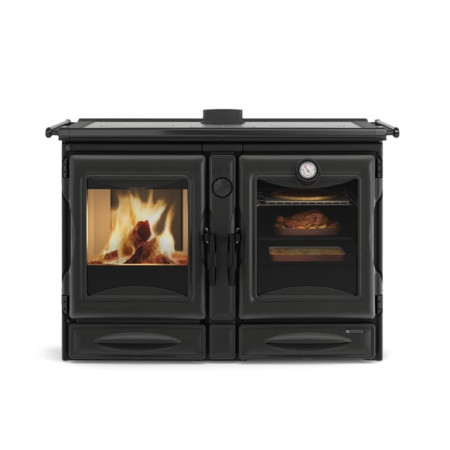 Кухонная печь La Nordica ALASKA с варочной поверхностью и духовка GLAZED BLACK, фото 1 , 248196грн