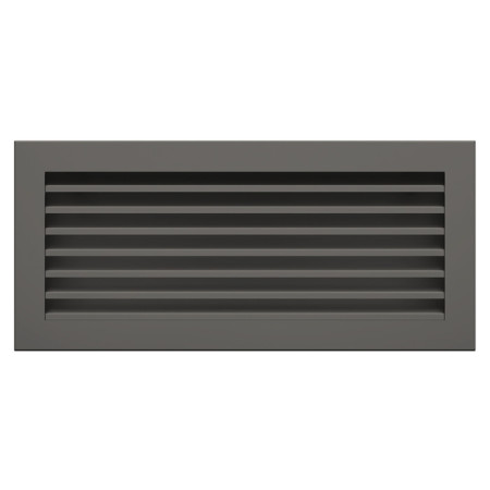 Вентиляционная решетка для камина SAVEN Hide 17x37 графитовая, фото 1 , 956.65грн