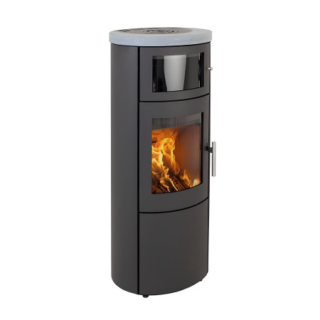 Стальная печь-камин на дровах Heta Scan-Line 820B с духовкой 6,8 кВт (Soapstone top), фото 1 , 215270грн