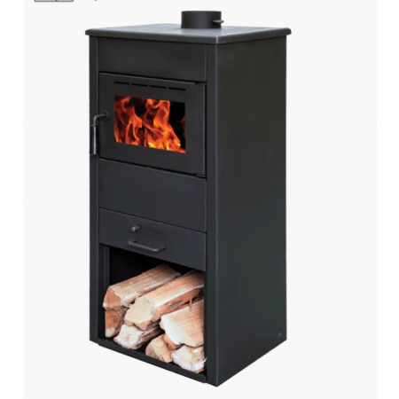 Печь на дровах Termo Sistem VALJEVAC 8 кВт (черный), фото 1 , 12210.165грн