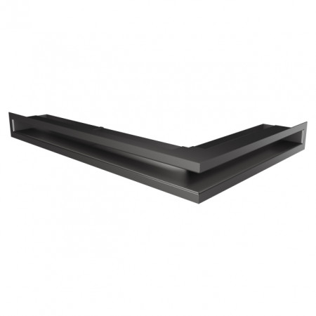 Вентиляционная решетка для камина SAVEN Loft Angle 60х400x600 графитовая, фото 1 , 2439.562грн