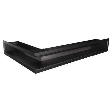 Вентиляционная решетка для камина SAVEN Loft Angle 90х600x400 черная, фото 1 , 2666.688грн