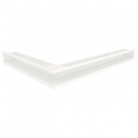 Вентиляционная решетка для камина SAVEN Loft Angle 90х800x600 белая, фото 1 , 3234.0945грн