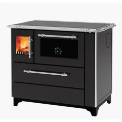 Кухонная печь ALFA-PLAM DONNA 90 с варочной поверхностью и духовкой отопительно-варочная  фото