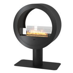 Биокамин INFIRE INCYRCLE STAND 2SIDE черный фото
