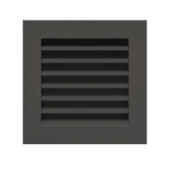 Вентиляционная решетка для камина SAVEN Hide 17x17 черная фото