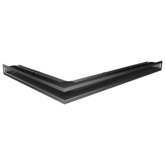 Вентиляционная решетка для камина SAVEN Loft Angle 60х800x600 графитовая фото