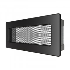 Вентиляционная решетка для камина SAVEN 11х24 черная фото