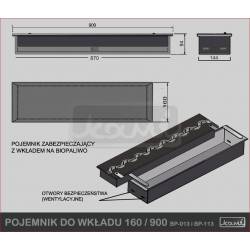 Контейнер для горелки KAMI 160/900 Волна фото