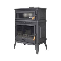 Чугунная печь Flame Stove Retro Dik с духовкой фото