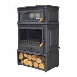 Чугунная печь Flame Stove Retro Dik Style с духовкой фото