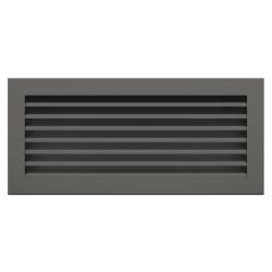 Вентиляционная решетка для камина SAVEN Hide 17x37 графитовая фото